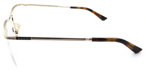 Gucci Eyeglasses Frames GG0823O 005 60-17-145 Gold Made in Italy