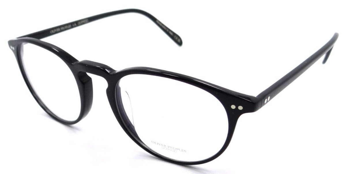 Oliver Peoples Eyeglasses Frames OV 5004 1005 49-20-150 Riley-R Black Italy-827934467163-classypw.com-1