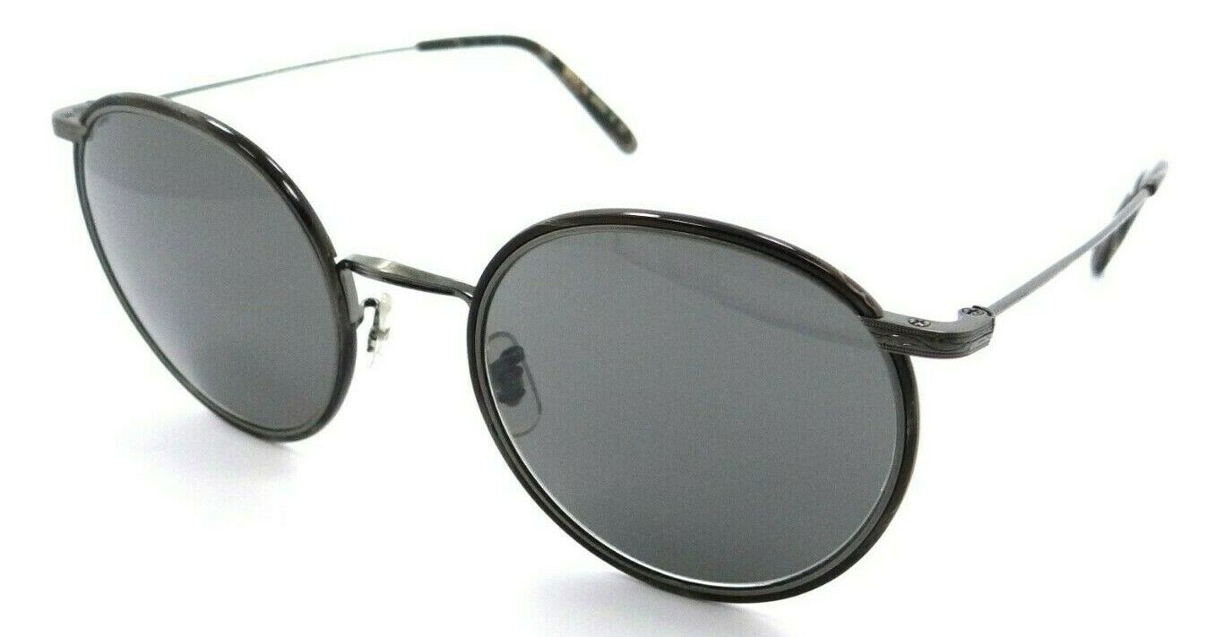 Oliver Peoples Sunglasses 1269ST 5076R5 49-21-145 Casson Black Horn /Carbon Grey-827934439009-classypw.com-1