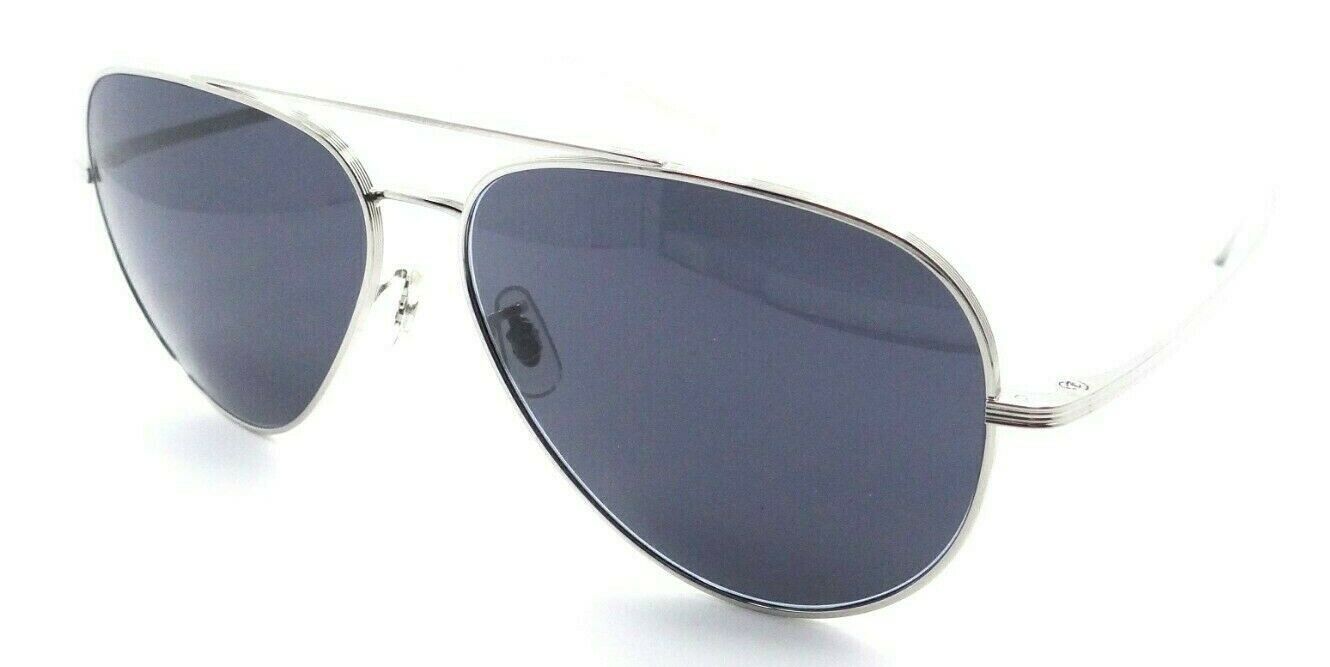Oliver Peoples Sunglasses 1277ST 5292V9 The Row Casse Silver / Blue 61 ...