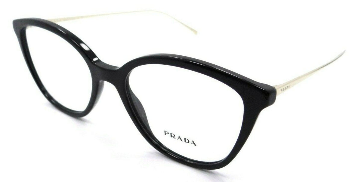 Prada Eyeglasses Frames PR 11VV 1AB-1O1 51-17-140 Shiny Black Made in Italy