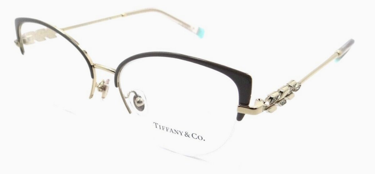 Tiffany &amp; Co Eyeglasses Frames TF 1145B 6171 54-16-140 Grey Camel on Pale Gold-8056597602488-classypw.com-1