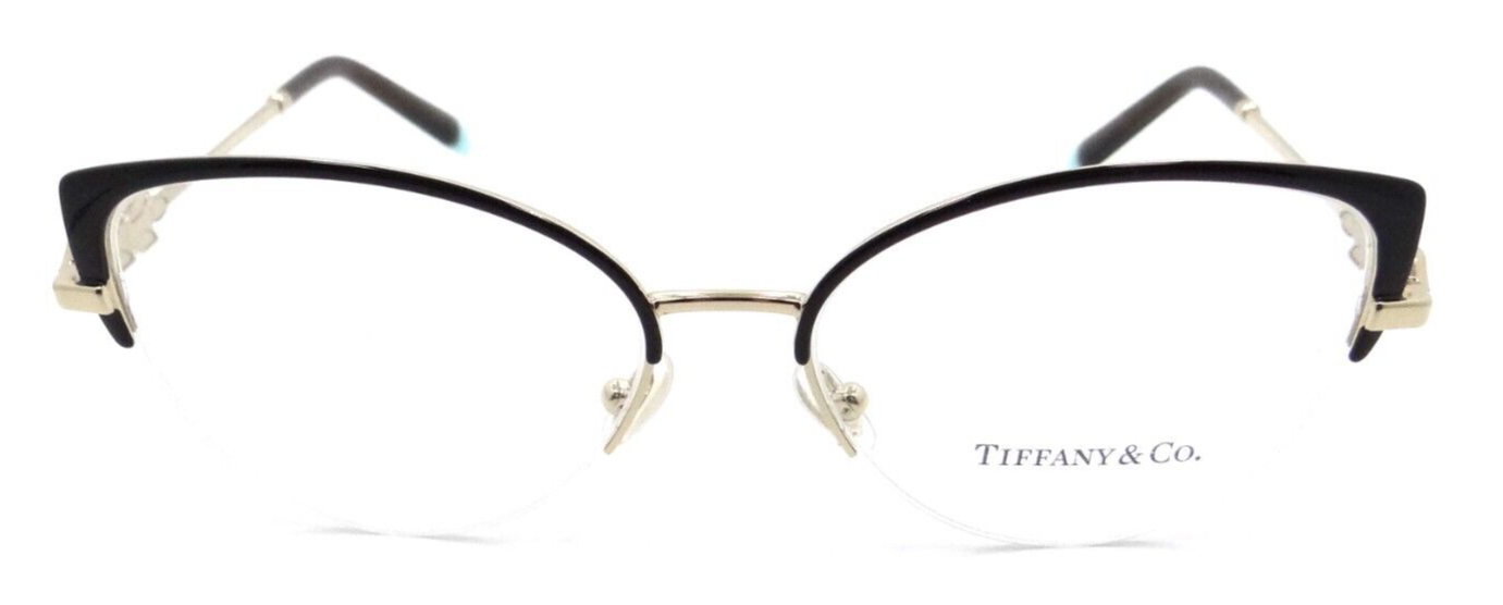 Tiffany & Co Eyeglasses Frames TF 1145B 6172 54-16-140 Brown on Pale Gold Italy-8056597602495-classypw.com-1