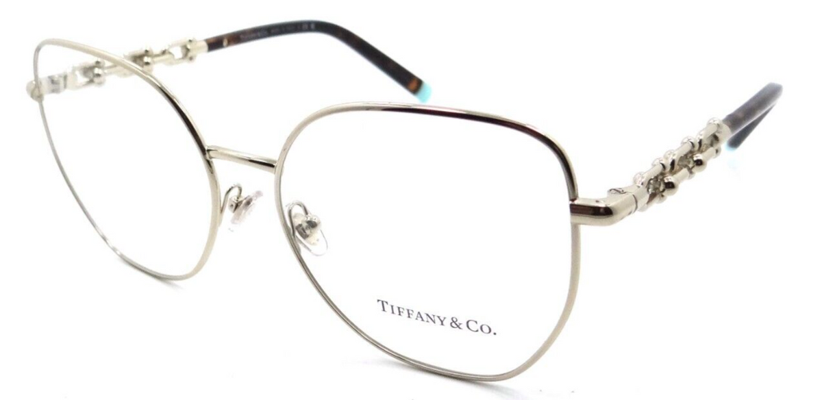 Tiffany &amp; Co Eyeglasses Frames TF 1147 6021 57-17-145 Pale Gold Made in Italy-8056597750691-classypw.com-1