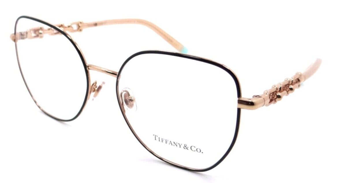 Tiffany &amp; Co Eyeglasses Frames TF 1147 6162 55-17-140 Black on Rubedo Italy-8056597750721-classypw.com-1