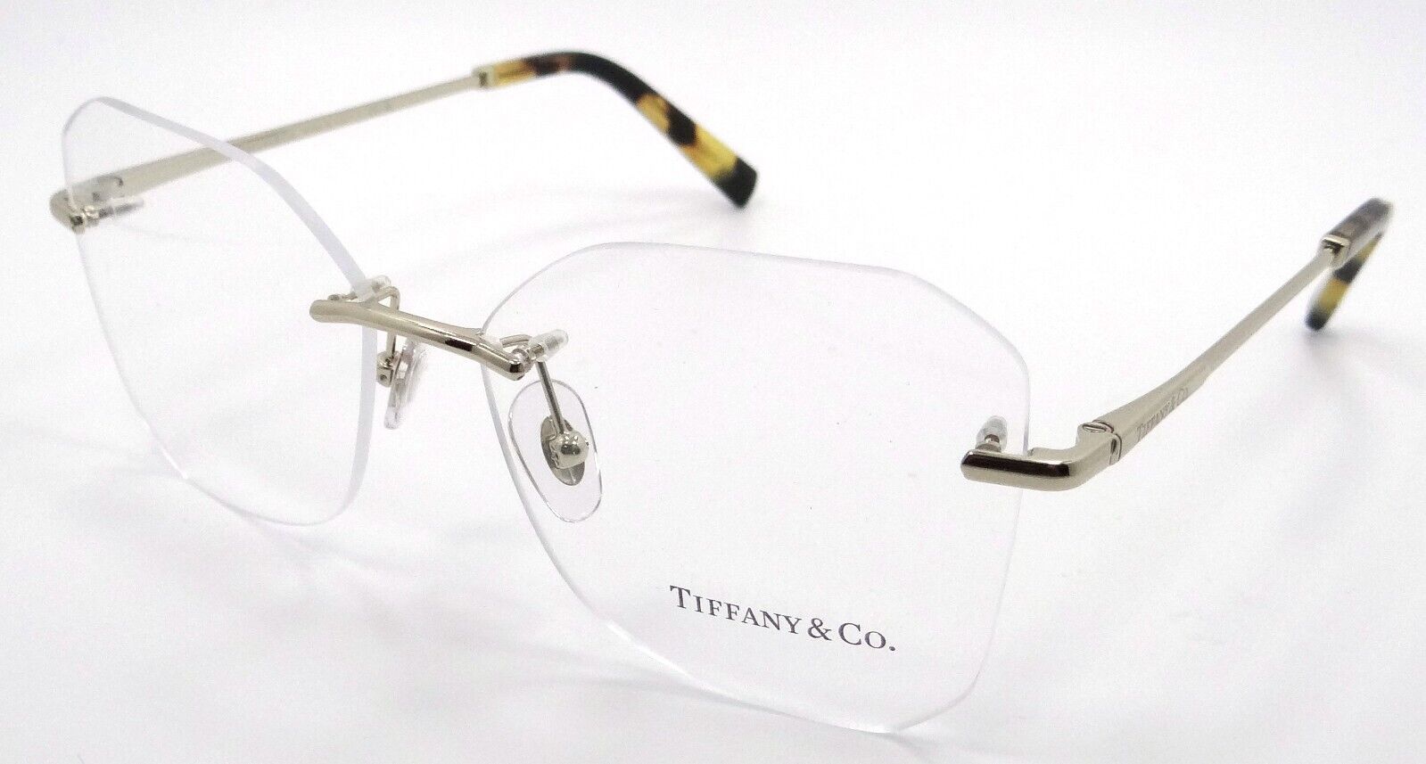 Tiffany & Co Eyeglasses Frames TF 1150 6154 55-15-140 Pale Gold Made in Italy-8056597807272-classypw.com-1