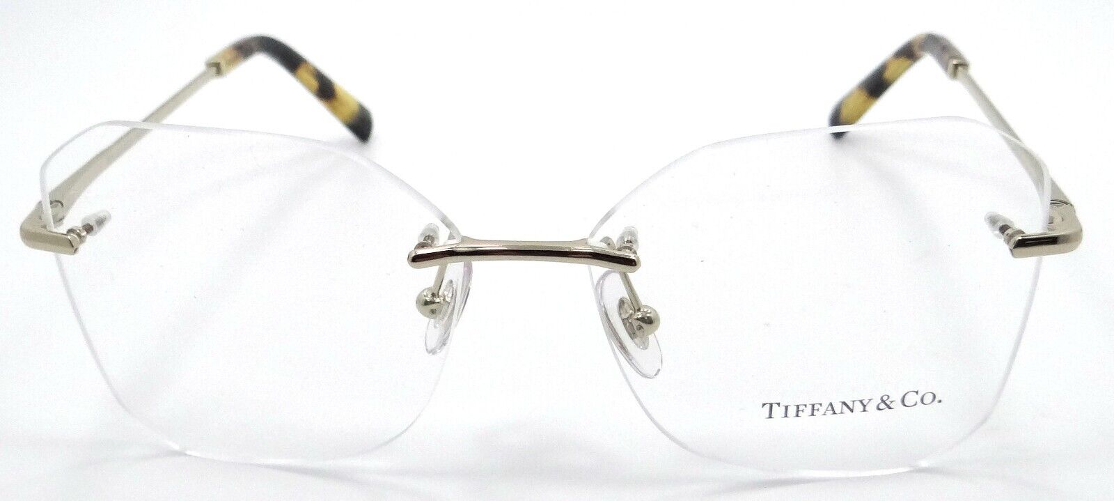 Tiffany & Co Eyeglasses Frames TF 1150 6154 55-15-140 Pale Gold Made in Italy-8056597807272-classypw.com-1