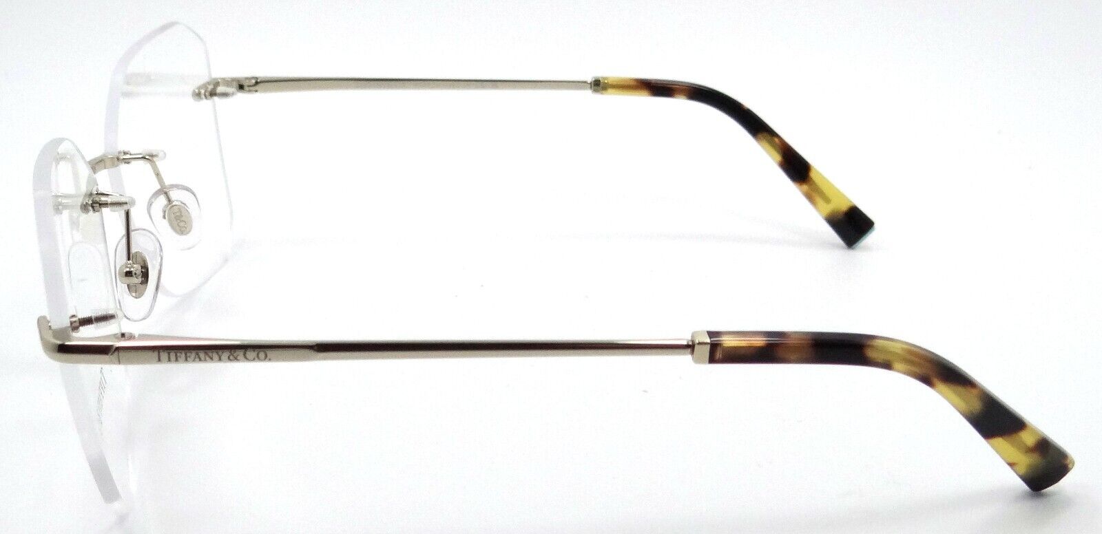 Tiffany & Co Eyeglasses Frames TF 1150 6154 55-15-140 Pale Gold Made in Italy-8056597807272-classypw.com-3