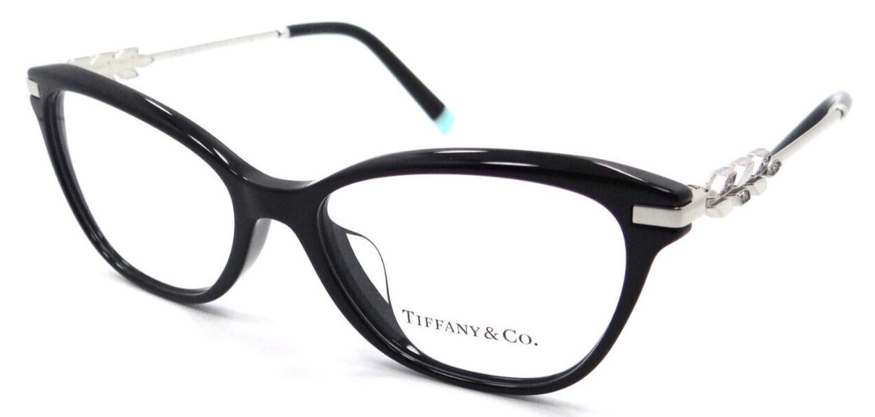 Tiffany & Co Eyeglasses Frames TF 2219BF 8001 52-16-140 Black Made