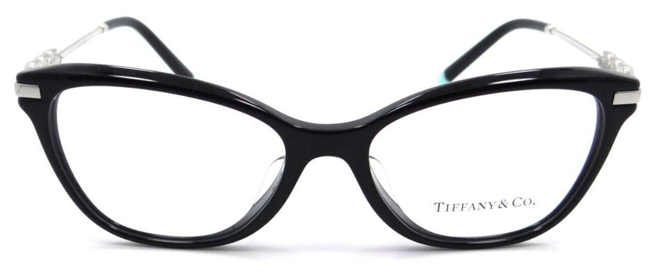 Tiffany & Co Eyeglasses Frames TF 2219BF 8001 52-16-140 Black Made