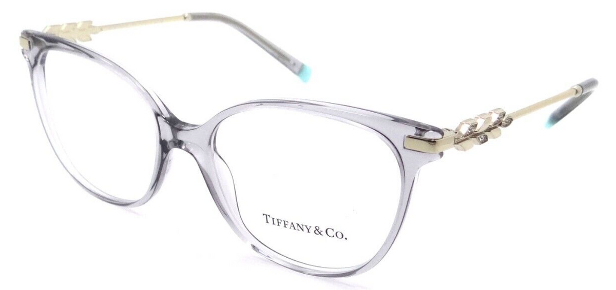 Tiffany &amp; Co Eyeglasses Frames TF 2220B 8270 52-16-140 Crystal Grey Italy-8056597602976-classypw.com-1