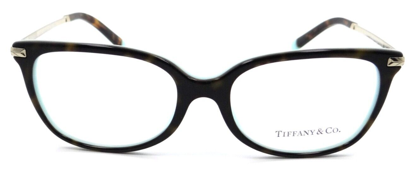 Tiffany & Co Eyeglasses Frames TF 2221 8134 52-16-140 Havana on Blue Italy-8056597600538-classypw.com-2