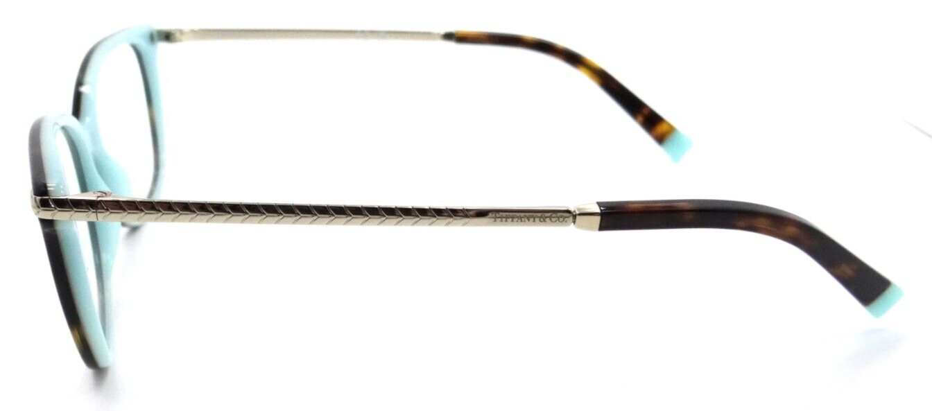 Tiffany & Co Eyeglasses Frames TF 2221 8134 52-16-140 Havana on Blue Italy-8056597600538-classypw.com-3