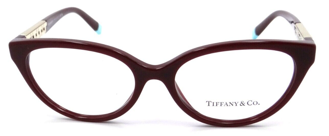 Tiffany & Co Eyeglasses Frame TF 1072 6065 Burgundy Womens 2024 51-15 135 + Hard Case