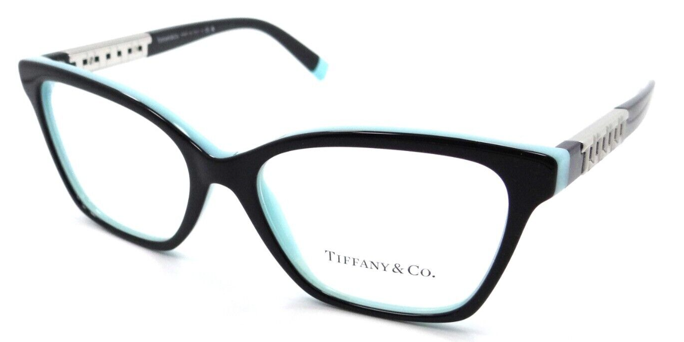 Tiffany & Co Eyeglasses Frames TF 2228 8055 52-16-140 Black on Blue Italy-8056597750981-classypw.com-1