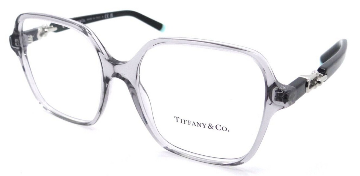 Tiffany &amp; Co Eyeglasses Frames TF 2230 8270 54-17-140 Crystal Grey Made in Italy-8056597751629-classypw.com-1