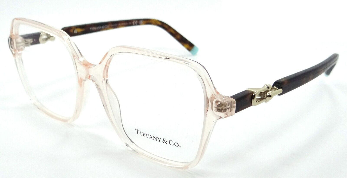 Tiffany &amp; Co Eyeglasses Frames TF 2230 8278 52-17-140 Crystal Nude Italy-8056597751636-classypw.com-1