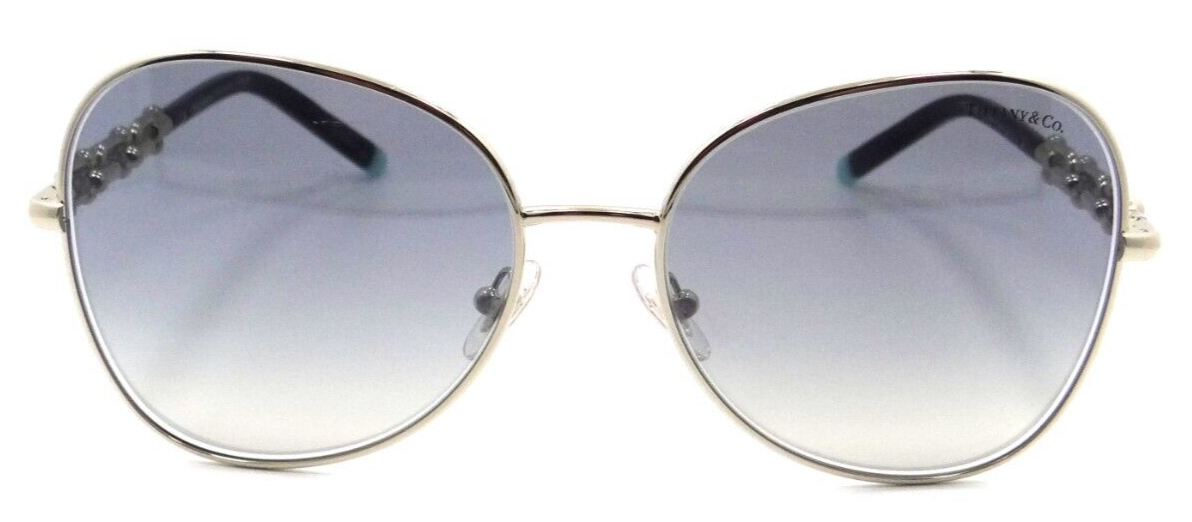 Tiffany & Co Sunglasses TF 3086 61791U 57-17-140 Pale Gold /Gradient Blue Mirror-8056597751902-classypw.com-1