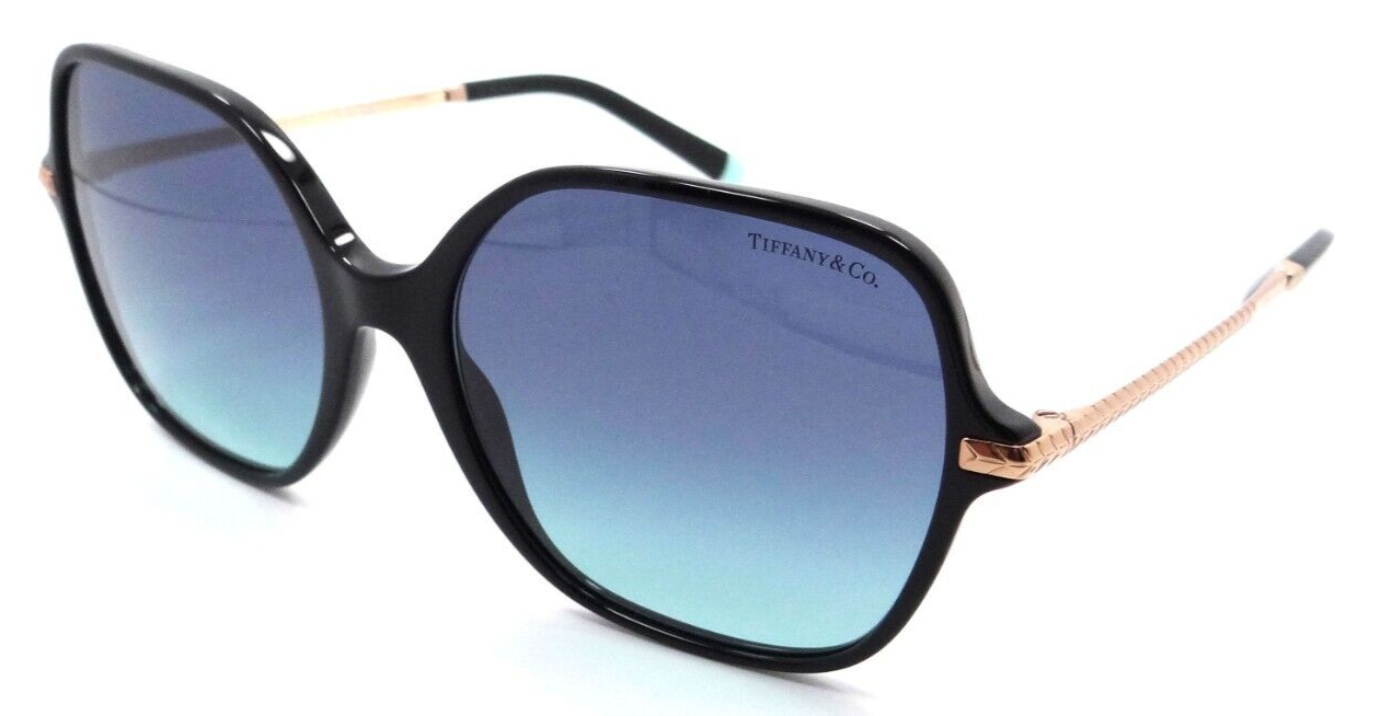 Tiffany & Co Sunglasses TF 4191 80019S 57-17-140 Black / Azure Gradient Italy-8056597600415-classypw.com-1