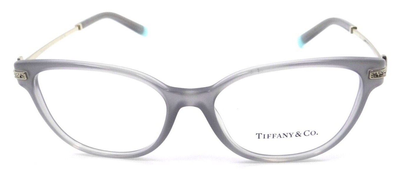 Tiffany and Co Eyeglasses Frames TF 2223B 8257 54-16-140 Opal Grey Made in Italy-8056597667128-classypw.com-1