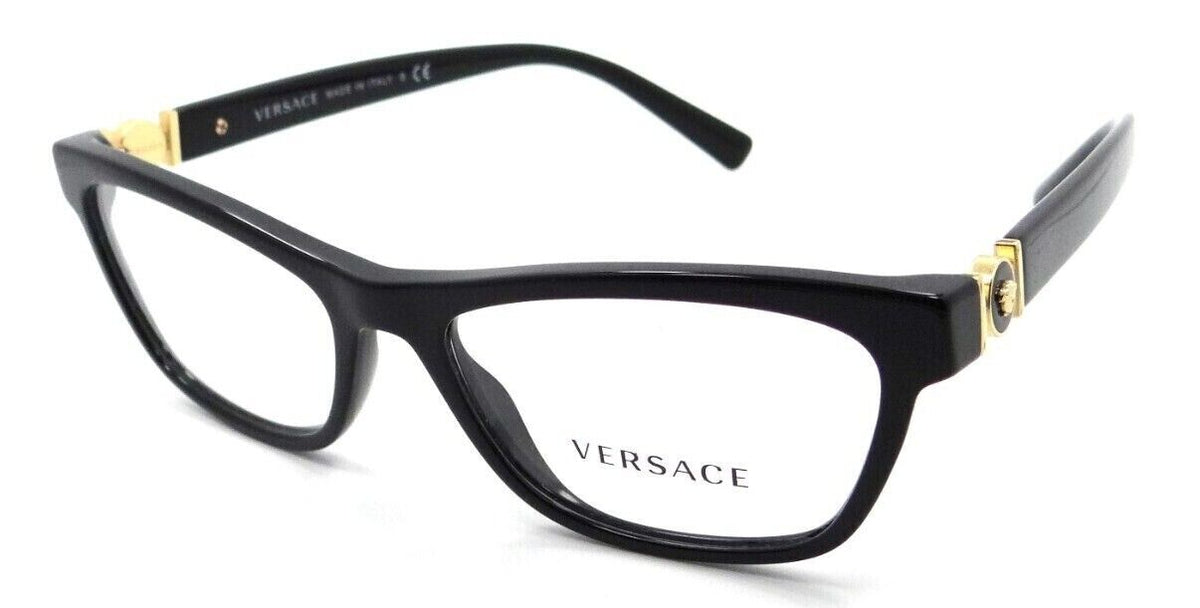 Versace Eyeglasses Frames VE 3272 GB1 52-16-140 Black Made in Italy-8056597049108-classypw.com-1