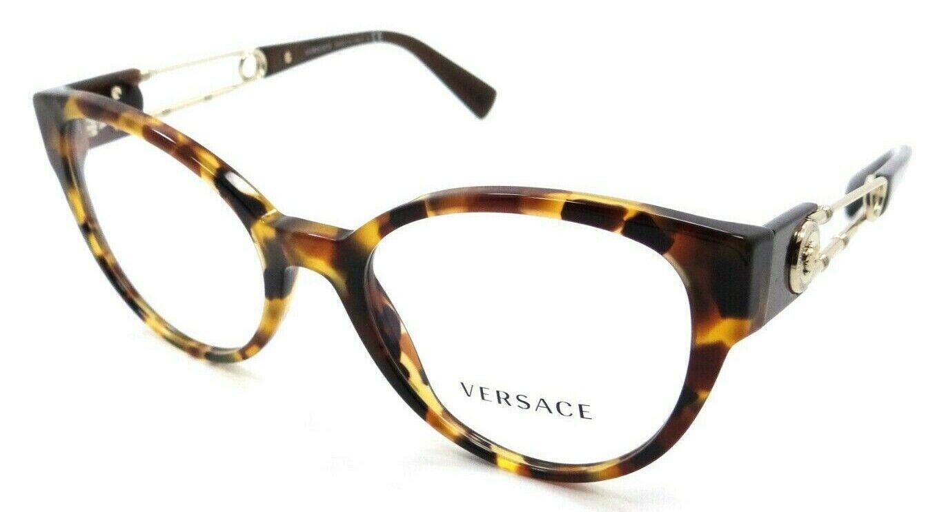 Versace Eyeglasses Frames VE 3307 5119 52-19-140 Havana Made in Italy-8056597534970-classypw.com-1