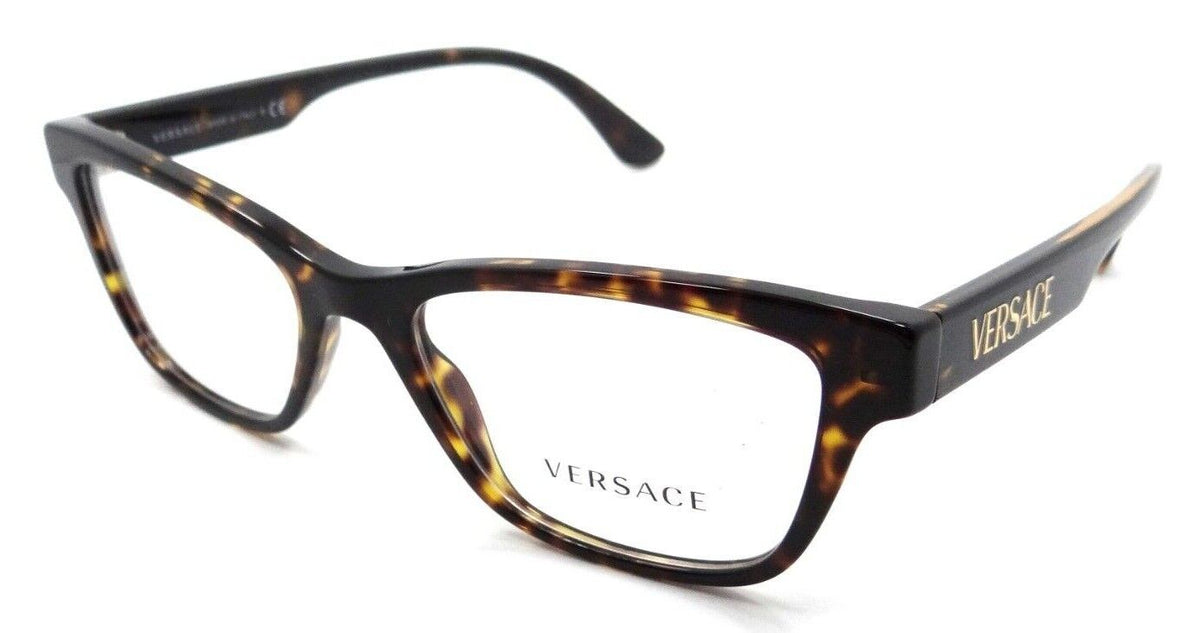 Versace Eyeglasses Frames VE 3316 108 53-18-145 Havana Made in Italy-8056597645546-classypw.com-1