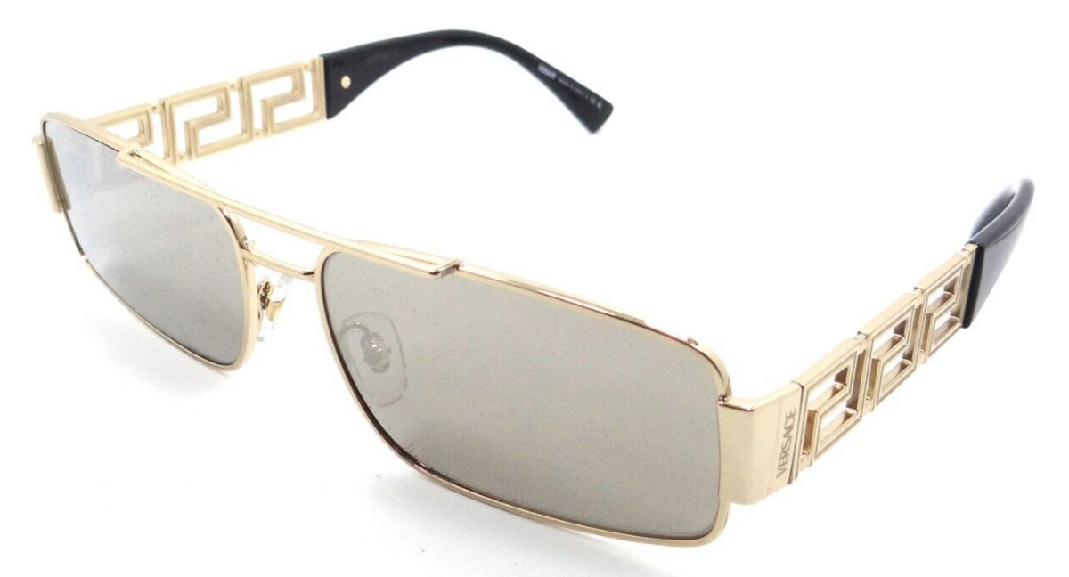 Versace Sunglasses VE 2257 1002/5A 60-16-145 Gold / Light Brown Mirror Dark Gold