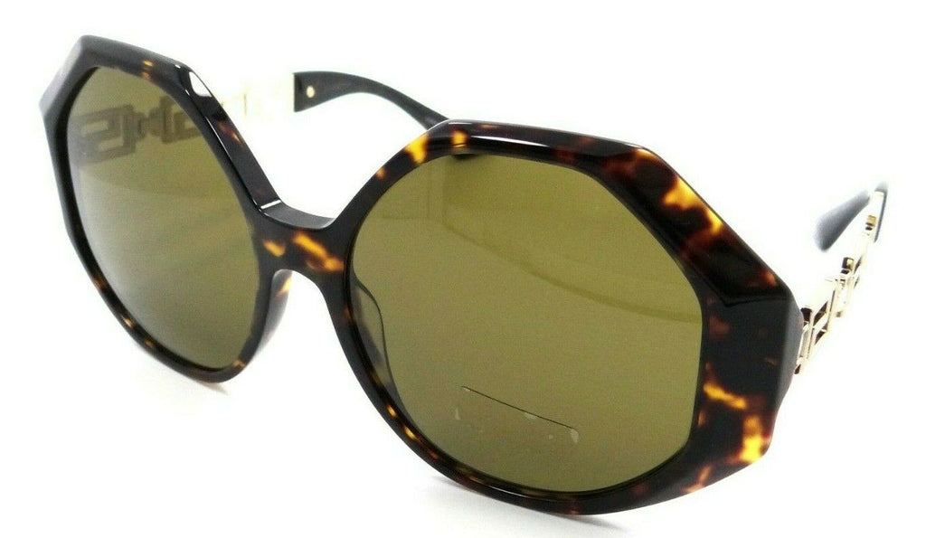 Versace GRECA VE 4395 Havana/Dark Brown 59/17/145 women Sunglasses :  : Clothing, Shoes & Accessories