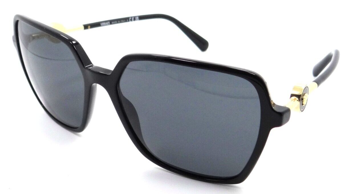 Versace Sunglasses VE 4396 GB1/87 58-16-140 Black / Dark Grey Made in Italy