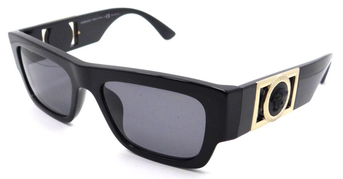 Versace Sunglasses VE 4416U GB1/81 53-18-145 Black / Dark Grey Polarized Italy