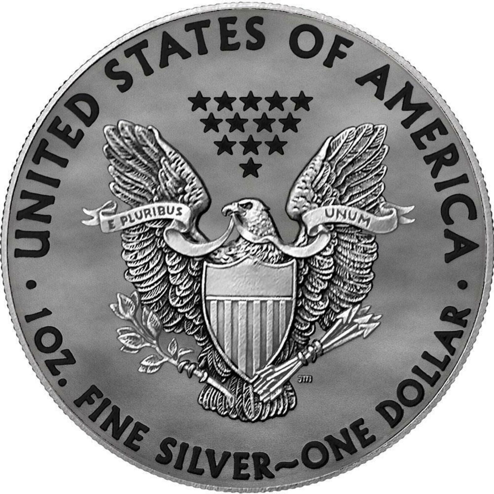 1 Oz Silver Coin 2020 $1 Liberty Paint It Grey - Puppets on a string-classypw.com-2