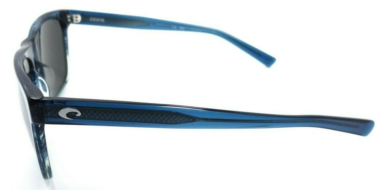 Delta Blue Marble Clear Lucite Wayfarer Sunglasses 481825 BL 54 18 140