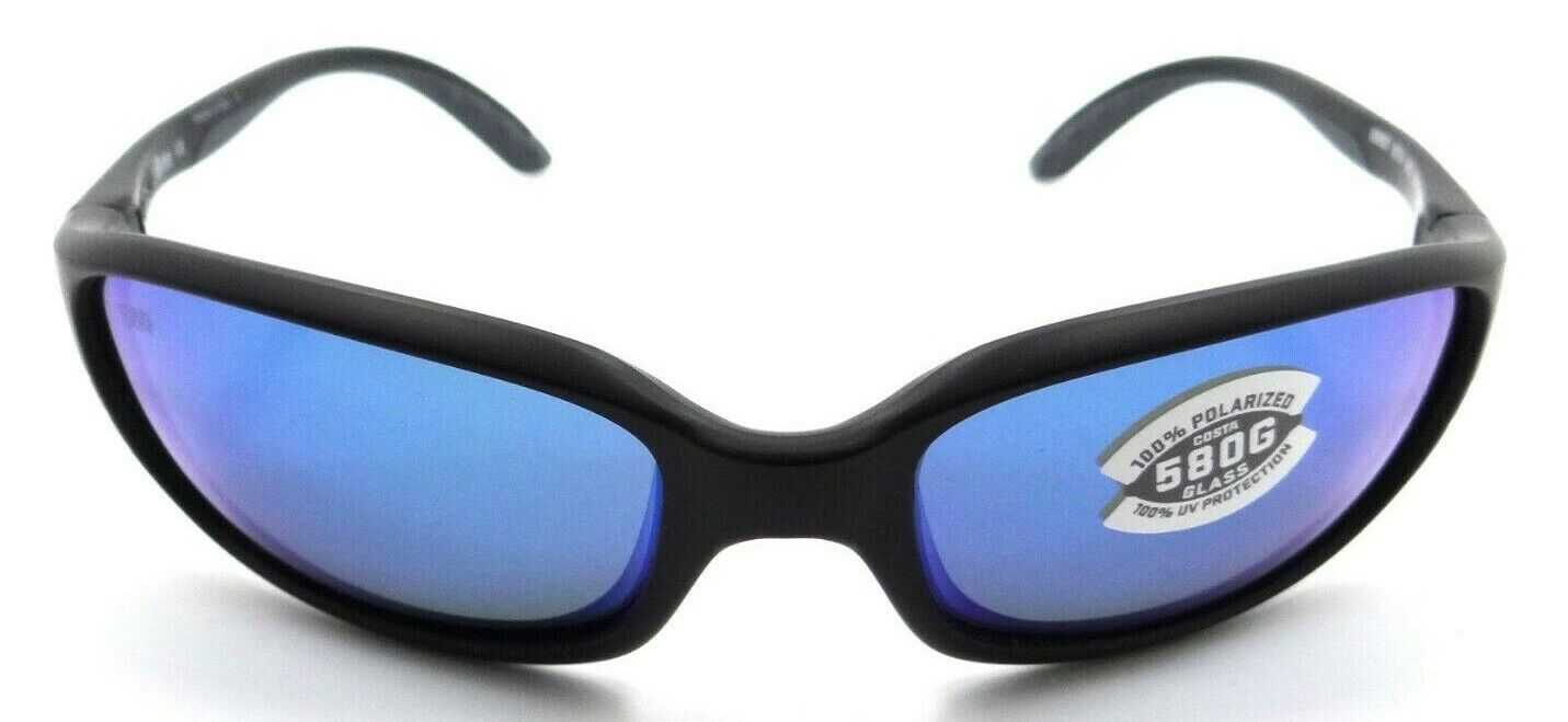 Costa Del Mar Sunglasses Brine 59-18-130 Matte Black / Blue Mirror 580G Glass-0097963041232-classypw.com-1