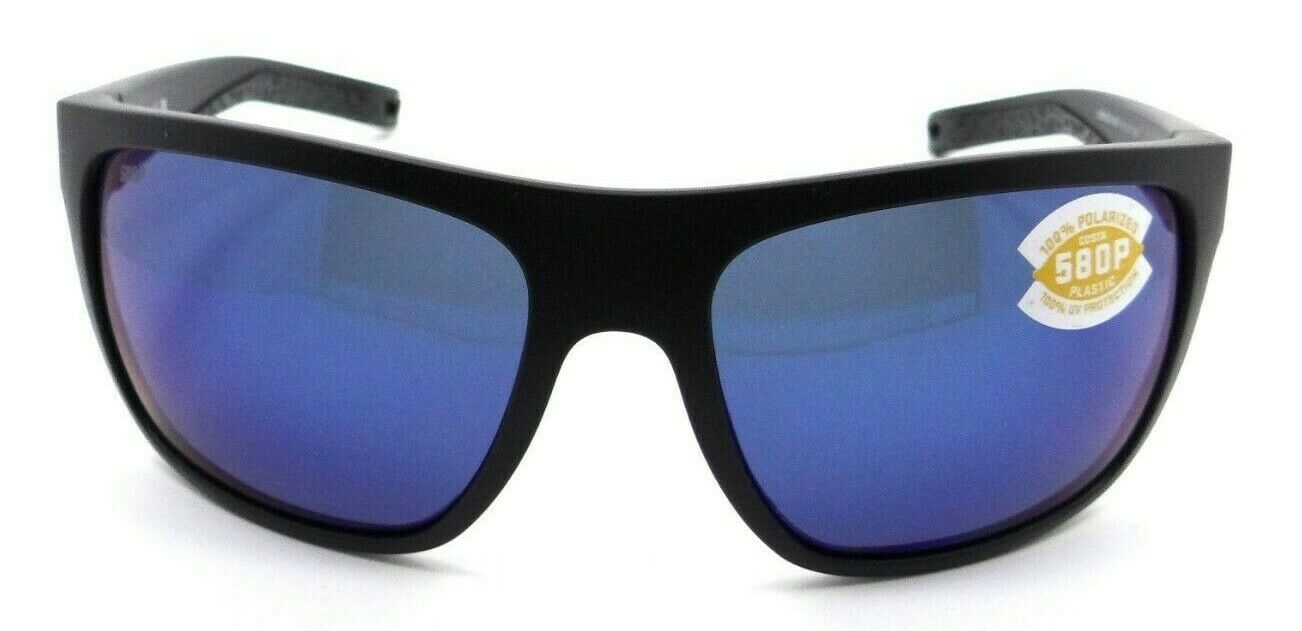 Costa Del Mar Sunglasses Broadbill 61-17-118 Matte Black / Blue Mirror 580P-097963811774-classypw.com-1