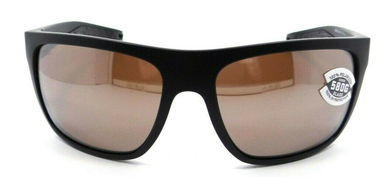 Costa Del Mar Sunglasses Broadbill 61-17-118 Matte Black / Silver Mirror 580G-097963818285-classypw.com-1