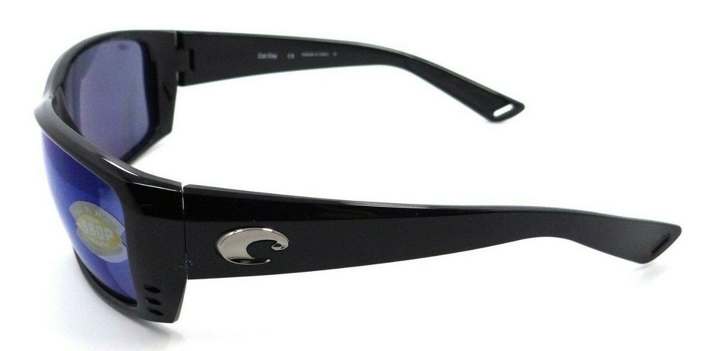 Costa Del Mar Sunglasses Cat Cay 61-10-125 Matte Black / Blue Mirror 580P-097963532723-classypw.com-3