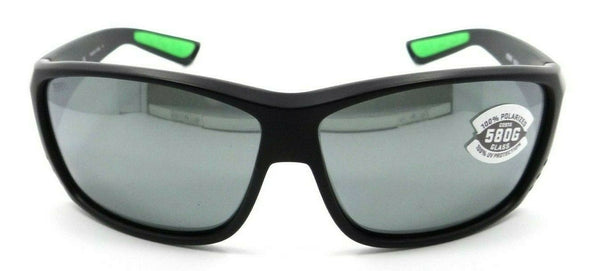 Costa Del Mar CAT CAY Sunglasses, Black / Green Logo / 580P Silver Mirror  Lens