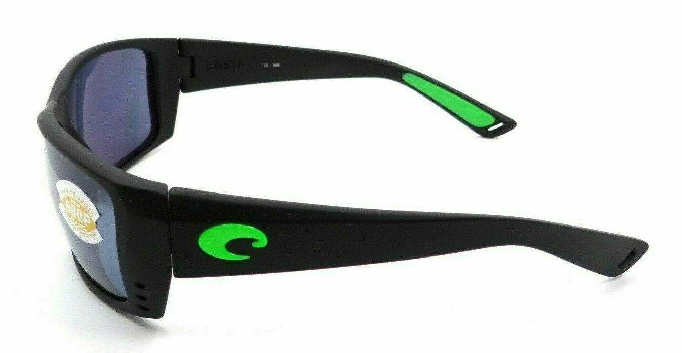 Costa Del Mar Sunglasses Cat Cay Matte Black Green Logo /Gray Silver Mirror 580P-097963667012-classypw.com-3