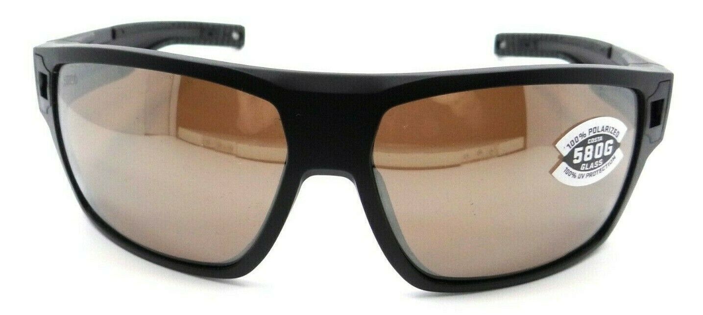 Costa Del Mar Sunglasses Diego 62-15-117 Matte Black / Copper Silver Mirror 580G-097963837644-classypw.com-2