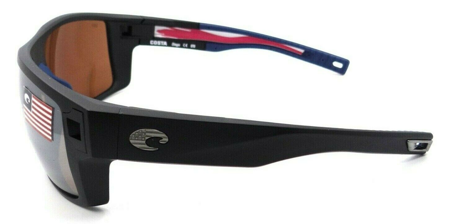 Costa Del Mar Sunglasses Diego 62-15-117 Matte USA Black / Silver Mirror 580G-0097963855808-classypw.com-3