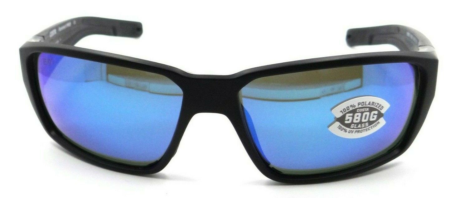 Costa Del Mar Sunglasses Fantail Pro 60-15-120 Matte Black / Blue Mirr 