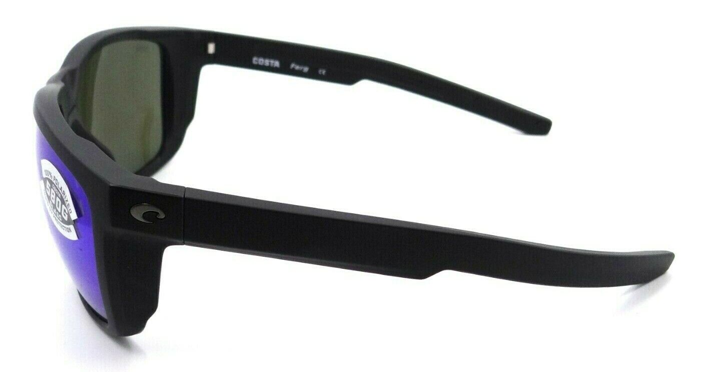 Costa Del Mar Sunglasses Ferg 59-16-125 Matte Black / Blue Mirror 580G Glass-0097963844116-classypw.com-3