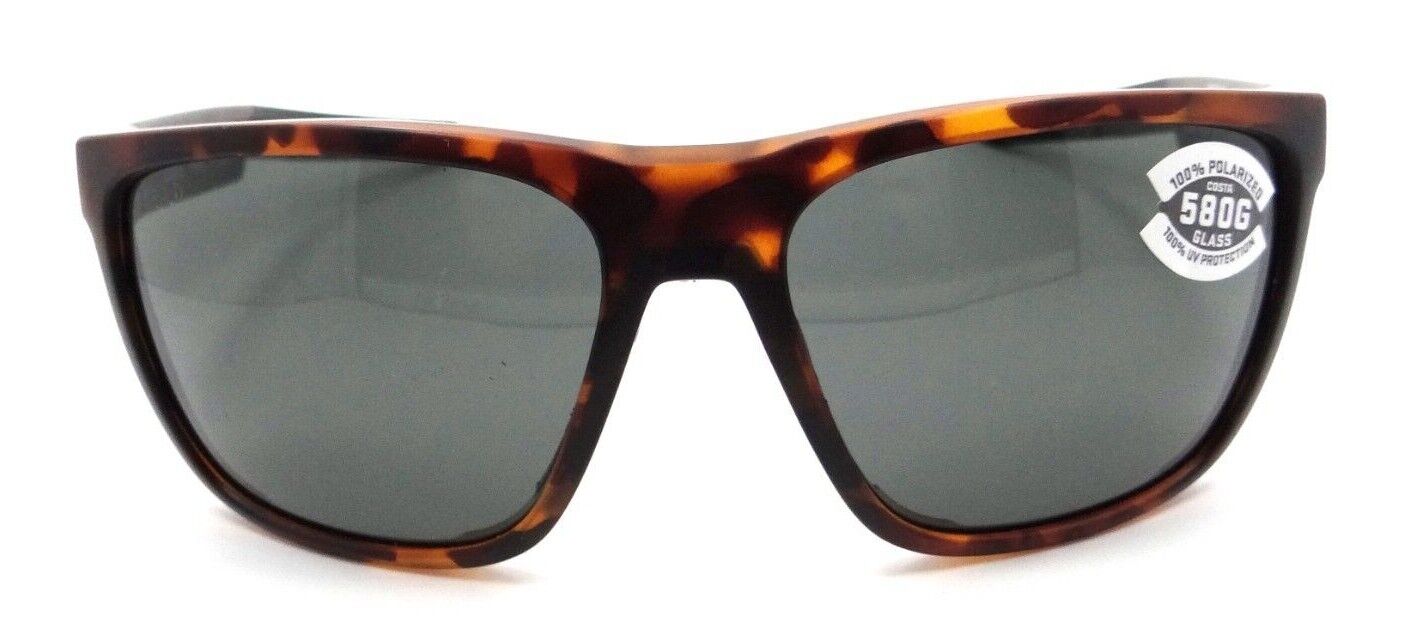 Costa Del Mar Sunglasses Ferg 59-16-125 Matte Tortoise / Gray 580G Glass-0097963844017-classypw.com-2