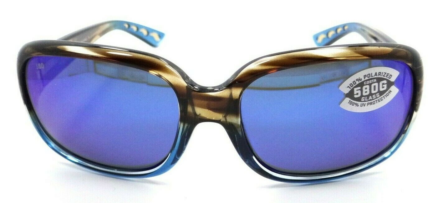 Costa Del Mar Sunglasses Gannet 58-17-135 Shiny Wahoo / Blue Mirror 580G Glass-0097963834278-classypw.com-1