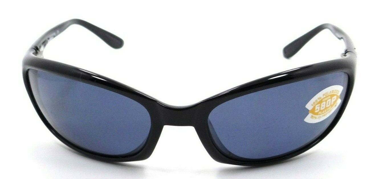 Costa Del Mar Sunglasses Harpoon 06S9040-0362 61-18-130 Shiny Black / Gray 580P-0097963475501-classypw.com-1