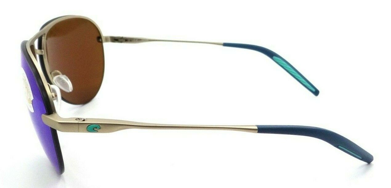 Costa Del Mar Sunglasses Helo Matte Champagne Blue / Turquoise Green Mirror 580P-097963809269-classypw.com-3