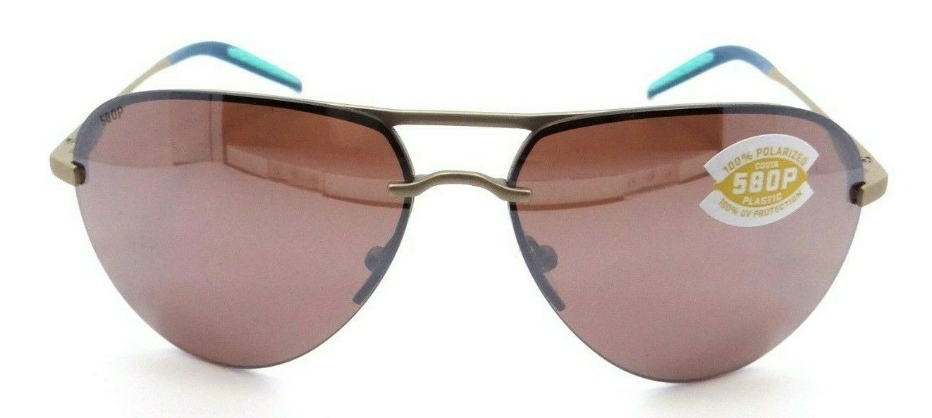 Costa Del Mar Sunglasses Helo Matte Champagne / Copper Silver Mirror 580P-097963809313-classypw.com-2