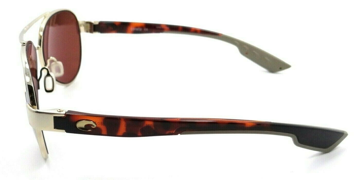 Costa Del Mar Sunglasses Loreto 56-14-126 Rose Gold / Copper Silver Mirror 580P-0097963535533-classypw.com-3