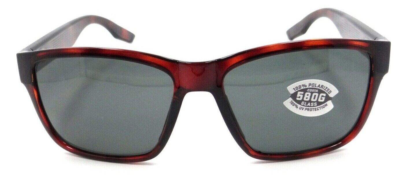 Costa Del Mar Sunglasses Paunch 57-16-145 Tortoise / Gray 580G Glass-0097963911078-classypw.com-1